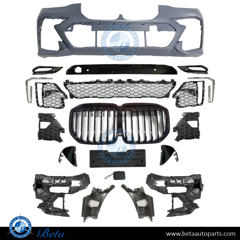 Front Bumper M-Tek for BMW X7 2019-2022 models, Part Number 51118081817 Front Bumper M-Tek for BMW X7 2019-2022 models, Part Number 51118081817